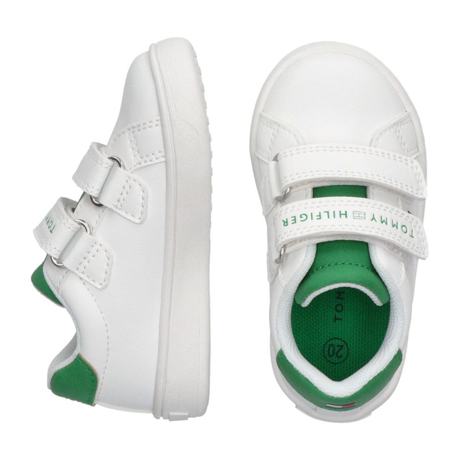 Sneakers doppio velcro con flag laterale da bambino Tommy Hilfiger | T1X9338361355X165